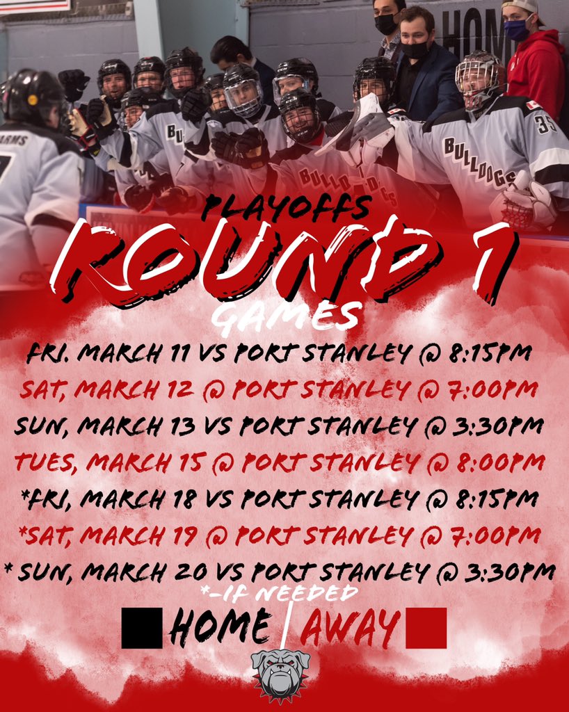 📢📢It’s here!!

Starting this Friday at home, we begin our playoff run against the Sailors!