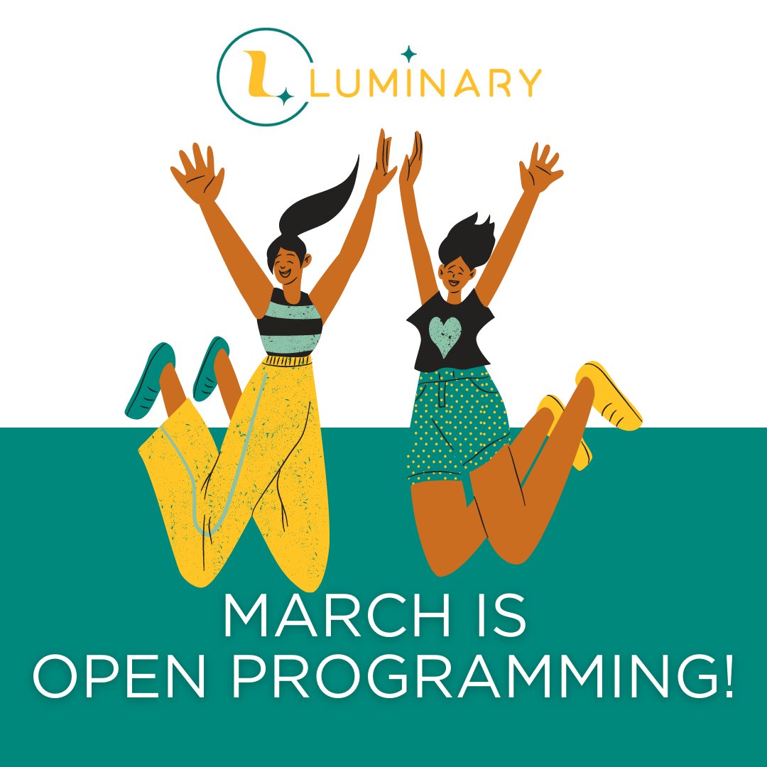 In celebration of the resilience of women who paved the way and the women now, we are offering Open Programming ALL. MONTH. LONG!😀 Invest in yourself today! weareluminary.com/events #weareluminary #comesitatourtable #inthistogether #womenshistorymonth #investinyourself