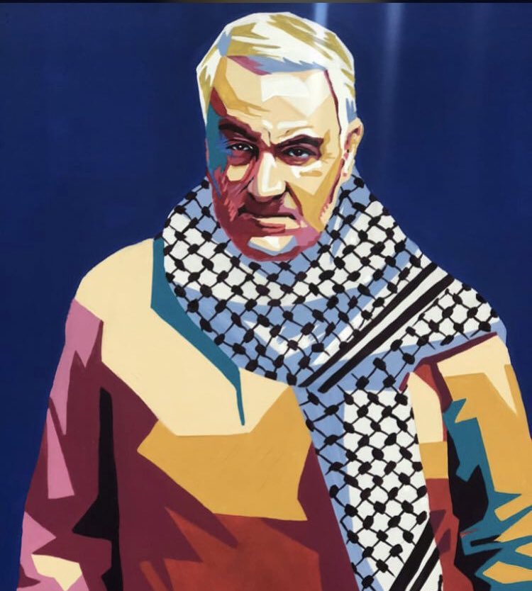 حق الصهاينة ان يغتاظوا من صورتك، لان انف عنفوانهم دسسته بالوحل والعار.
#انا_قاسم_سليماني #موتوا_بغيظكم #صهاينة_الداخل  #دواعش_١٤_آذار