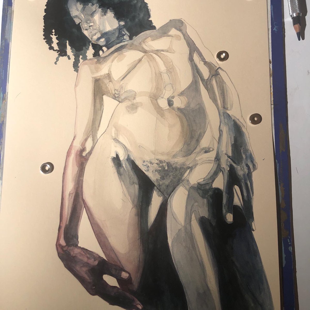 Works in progress… #workinprogress #figuredrawing