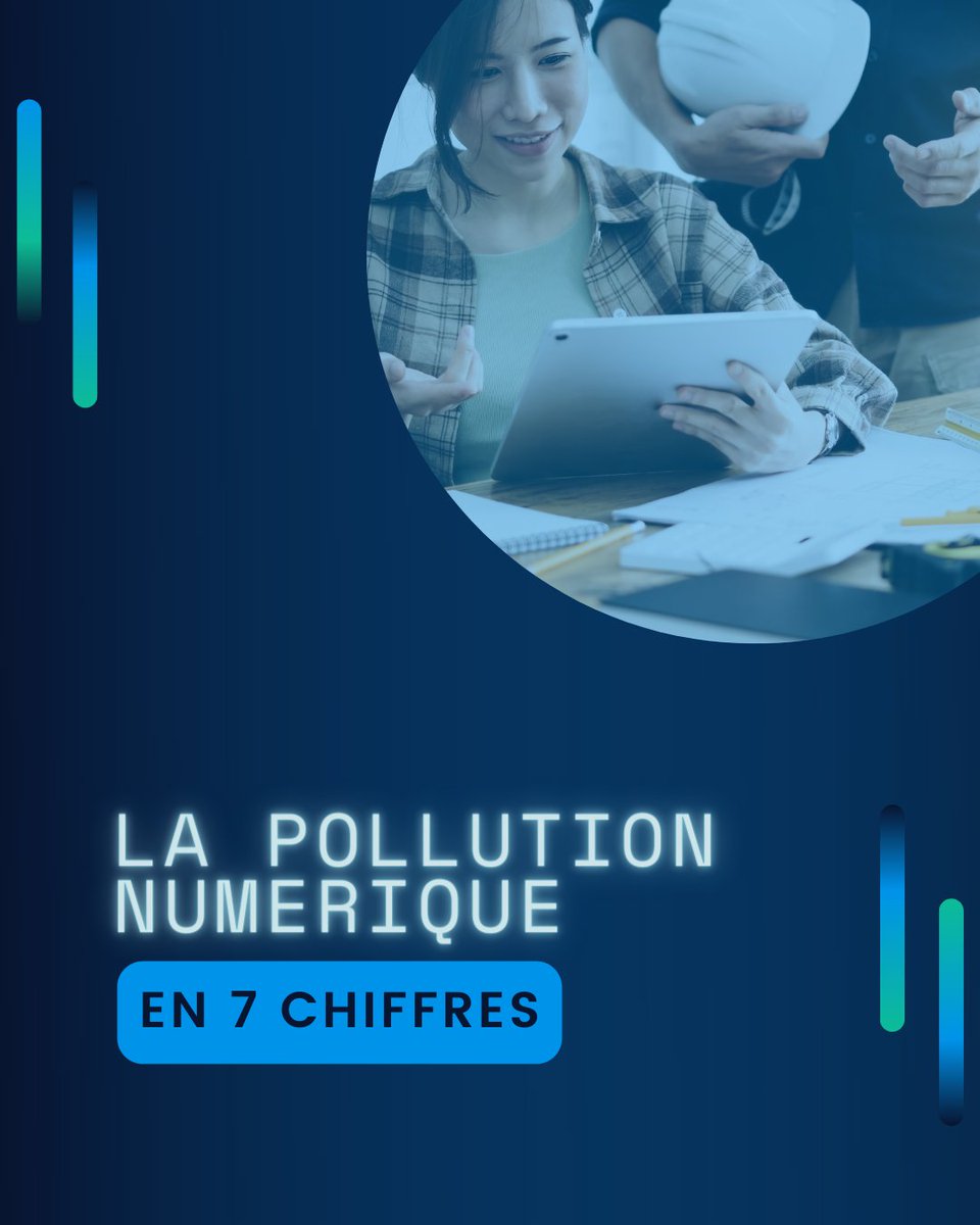 genosyGS's tweet photo. "On va arrêter d'imprimer, on va tout digitaliser, ça ne polluera pas au moins" 
Qui a déjà entendu qu'internet ne polluait pas ? 😨 

 Voici 7 chiffres (parmi tant d'autres) qui prouvent que la #pollutionnumerique est belle et bien réelle.

#creationsiteweb #siteinternet #genosy https://t.co/loHgIl0nRl