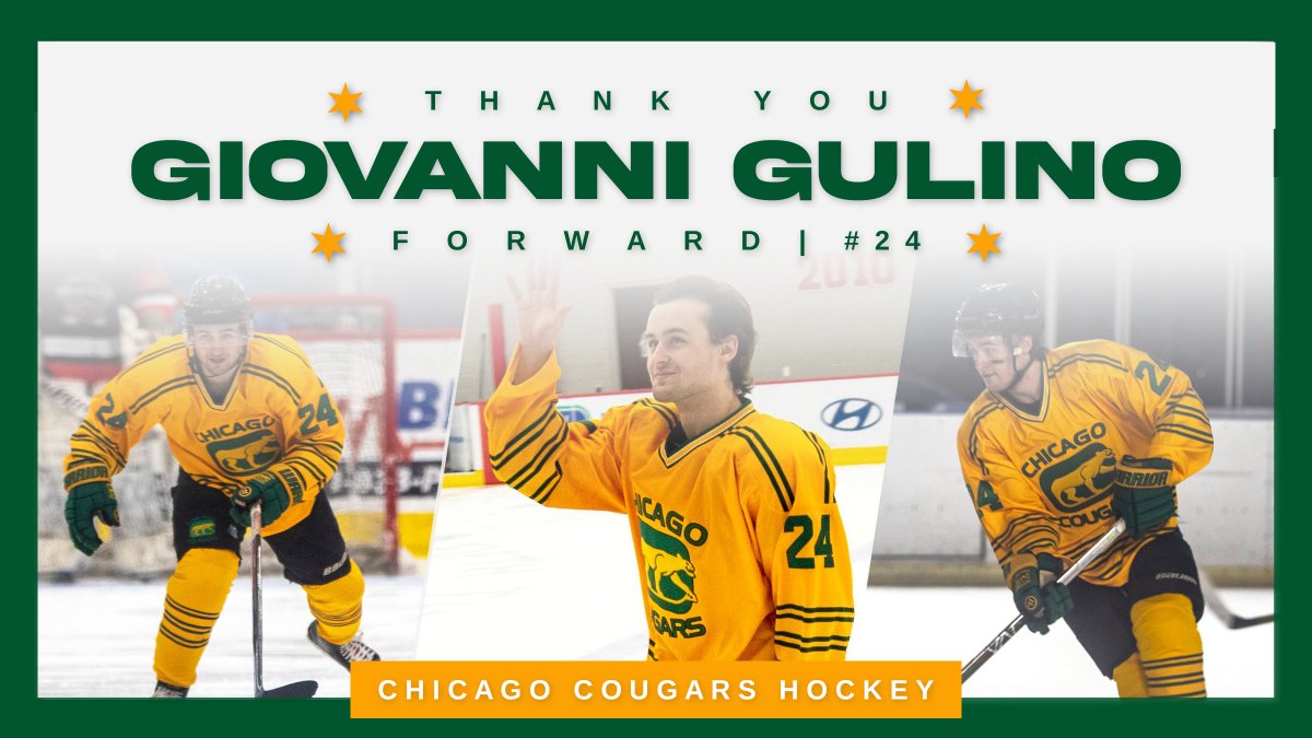 ChiCougarsHky's tweet photo. Though our time together has been short, you've made an immediate impact on and off the ice.

Thank you for everything, Gio — we wish you the best in your future endeavors and can't wait to see what comes next.

#GoCougs🐯 | #RightPlaceRightTime https://t.co/Vaij0olvzI