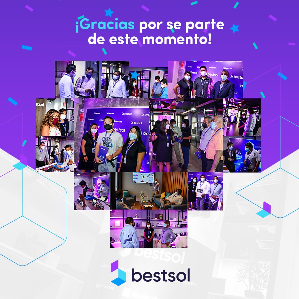 bestsol_peru's tweet photo. Queremos agradercer a todas las personas que estuvieron presente en el lanzamiento de marca Bestsol 2022.

Si desean conocer un poco más sobre nuestras soluciones, ingresa a https://t.co/vdDLc0RXqL 🚀

#BestsolPerú #yosoybestsol #telecomunicaciones #Tecnología https://t.co/XtgrO8Vqp0