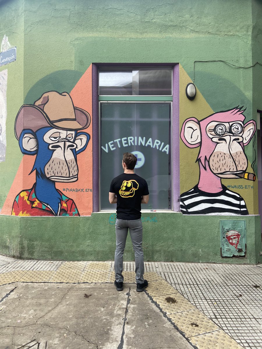 JeJeffries's tweet photo. #Bayc Art popping up across multiple continents. Any of big @BoredApeYC murals you know about? https://t.co/4cX3xTUgrp