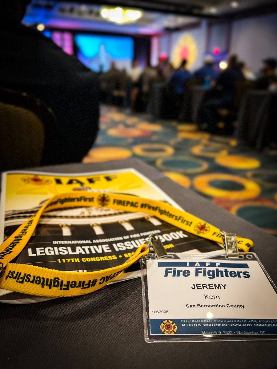 JKern935's tweet photo. Attending @IAFFNewsDesk Legislative Conference in D.C. with members of #Local935 executive board. General session this morning #IAFFLEGCON #LegCon2022 #firefightersfirst https://t.co/a2GsqyznqA