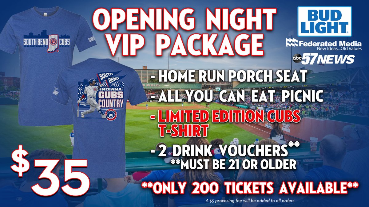 South Bend Cubs - Become a 2020 South Bend Cubs season seat holder this  week and join us on October 22 in the Stadium Club for a special VIP  celebration! Ticket information