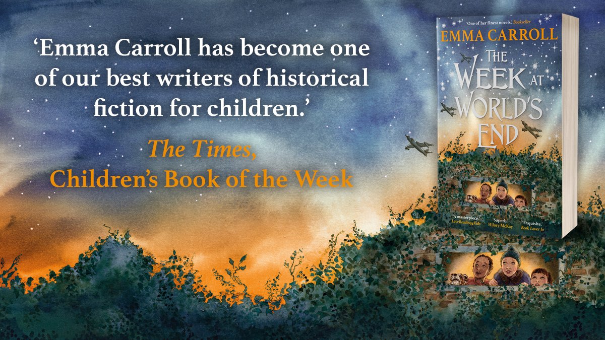 FaberChildrens's tweet photo. Fans of @emmac2603 rejoice! #TheWeekAtWorldsEnd is now out in paperback and features a sneak peek at Emma's next book, out later this year! 👀 https://t.co/3eHtTFOH5N