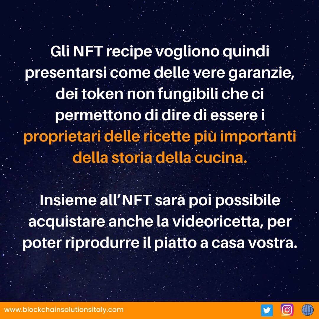 BlockSol_It's tweet photo. Gli NFT in cucina 👩‍🍳
#NFTCommunity #NFTdrop #nftcollector #NFTCollection #NFTart #NFT https://t.co/BJcxHBSg2q