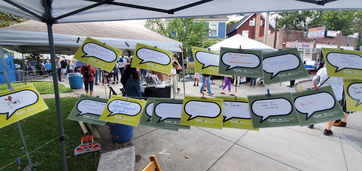 PlanOnondaga's tweet photo. We've been busy engaging residents, community groups, and stakeholders about PlanON! Stay tuned for a new fun way to engage with us, coming soon... #planon #comprehensiveplan #onondagacounty https://t.co/da5TMk0YwH