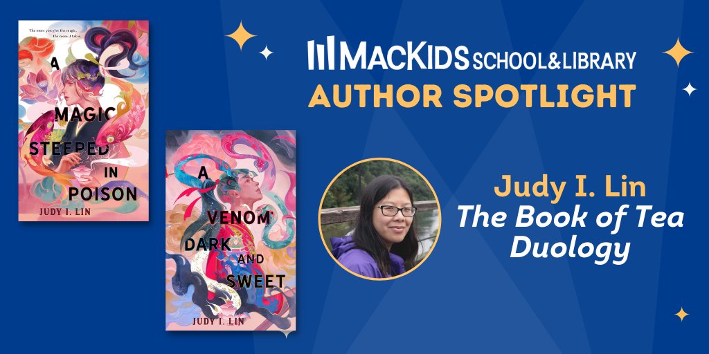 Out today, A MAGIC STEEPED IN POISON is @judyilin's enchanting YA duology starter about a tea-maker who must take part in a cutthroat magical competition that could be the key to saving her sister. Get to know Judy in our latest #MacKidsSpotlight Q&A: bit.ly/3M07VcM