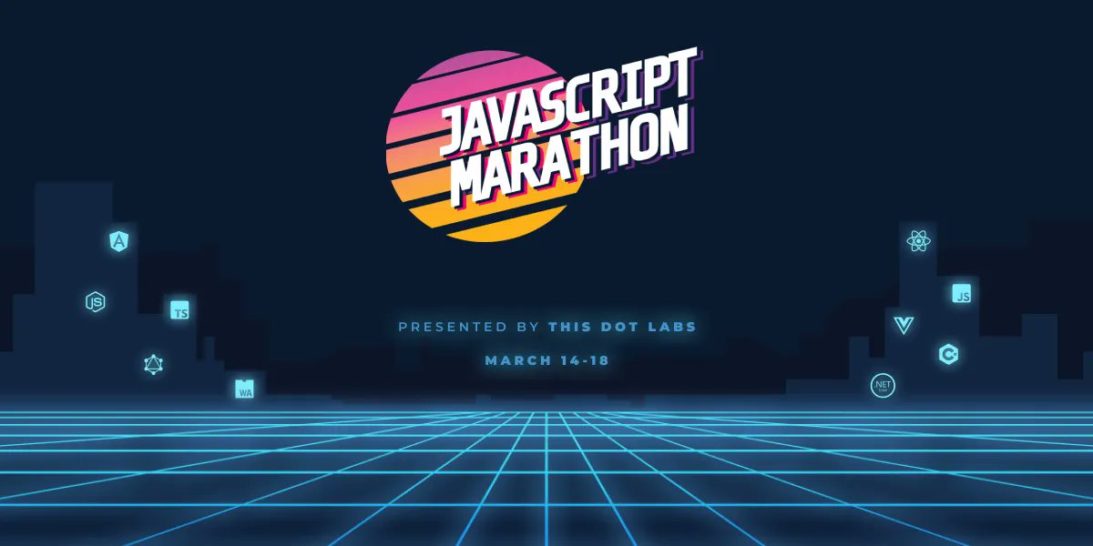 ThisDotMedia's tweet photo. β‘οΈ Starting next week we have an incredible #javascriptmarathon lineup!
Hear from @kentcdodds, @ktrz__, @tvanantwerp, @jasnell,
and @temitopedavid_ π₯!
Check out the details and sign up for this knowledge-packed event!
https://t.co/QoqEvxn9dC https://t.co/bvpSjhLWu3