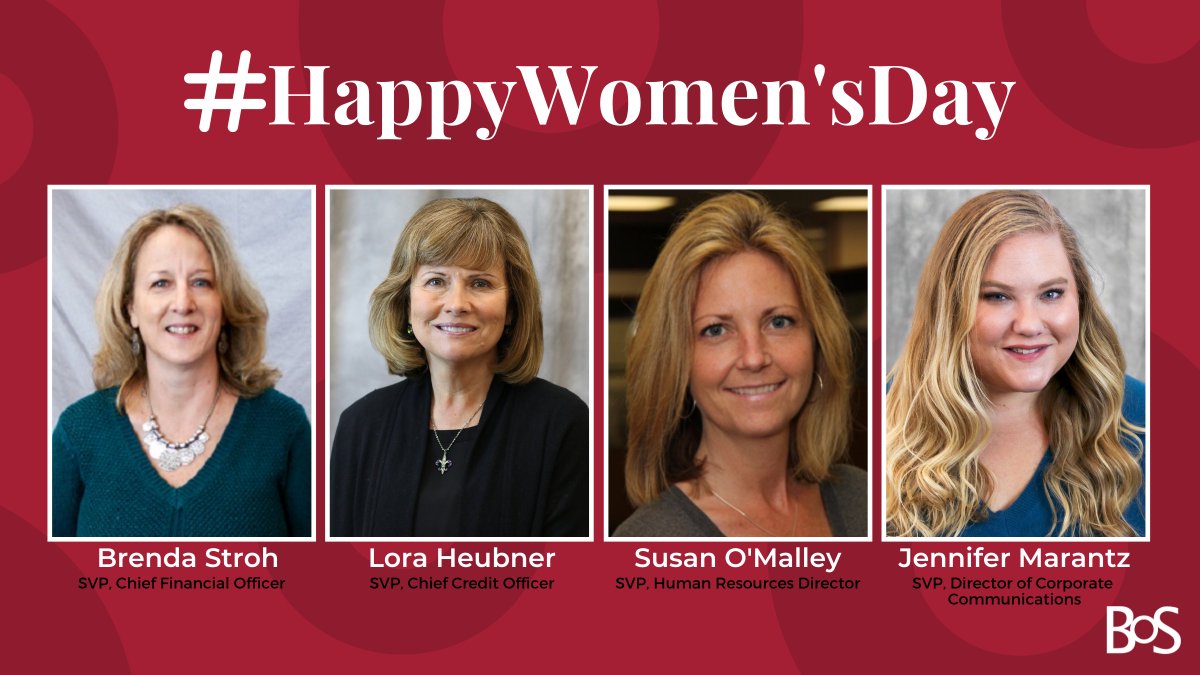 bankwithBOS's tweet photo. "There is no limit to what we, as women, can accomplish." - Michelle Obama. Today we celebrate the accomplishments of our women in leadership and their influence over the #BOSCommunity. #HappyWomensDay https://t.co/gtqZPLNEaf
