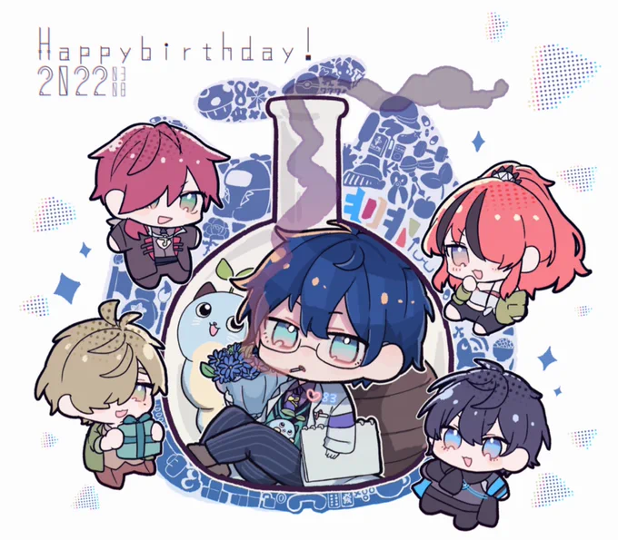 #レオス・ヴィンセント誕生日29歳13ヶ月  #まめねことレオス 
誕生日おめでとうございます!🚬
初めての29歳13ヶ月楽しんでくれ〜! 