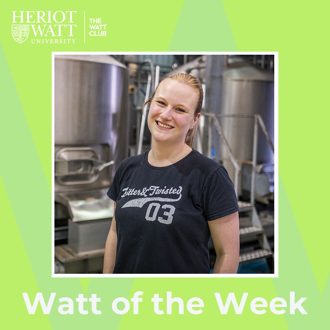 thewattclub's tweet photo. You may have heard Master Brewer Amy Cockburn on @BBCRadioScot… Head Brewer at @HarviestounBrew – and former chair of @thewattclub’s brewing & distilling branch – the alumna was featured on a segment about the beer industry last month. #WattOfTheWeek https://t.co/esICkyA6v1