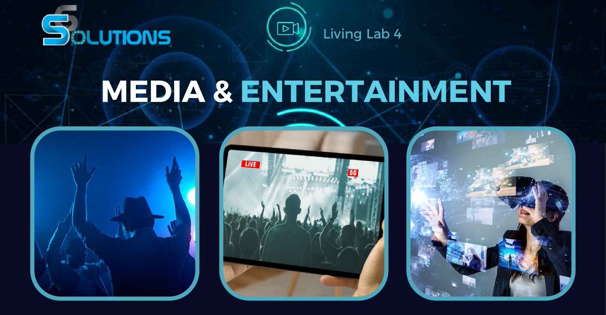 Discover challenges, solutions and improvements enabled by <a href="/5g_solutions/">5G-Solutions</a> in #mediaentertainment (5gsolutionsproject.eu/living-labs/me…) and provide your feedback answering the questionnaire

#mediaentertainment #h2020 #5g #5gsolutions
