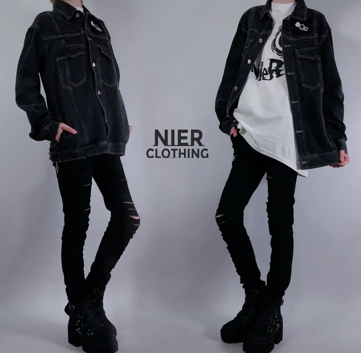 NieR_tokyo's tweet photo. 🎁��日〆切プレゼント企画🎁

【ブラックデニムジャケット】

ユニセックスアイテムです🐰

◼応募方法
フォロー(@NieR_tokyo) &amp; RT
◼締切〆  本日24時

※鍵垢の方も対象内です。
是非ご参加ください🙇‍♂️🙇‍♀️ https://t.co/WOR74mC7ek