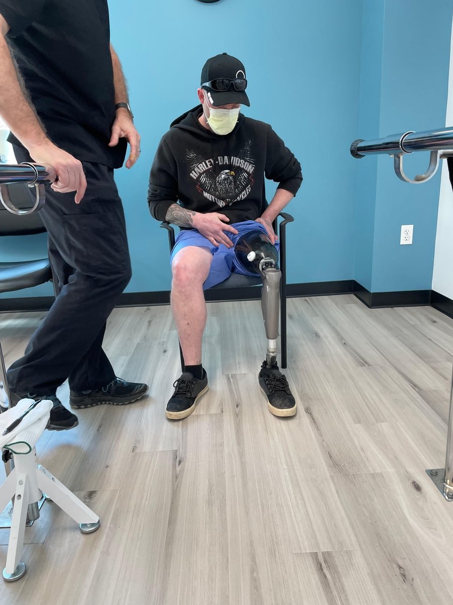 AbilityPO's tweet photo. Transfemoral Direct Socket training from Ossur in the Mechanicsburg office.  Over 2 days we were able to successfully fabricate (within about 3 hours) replacement sockets for 3 of our patients successfully. https://t.co/BpPumQ0tcQ