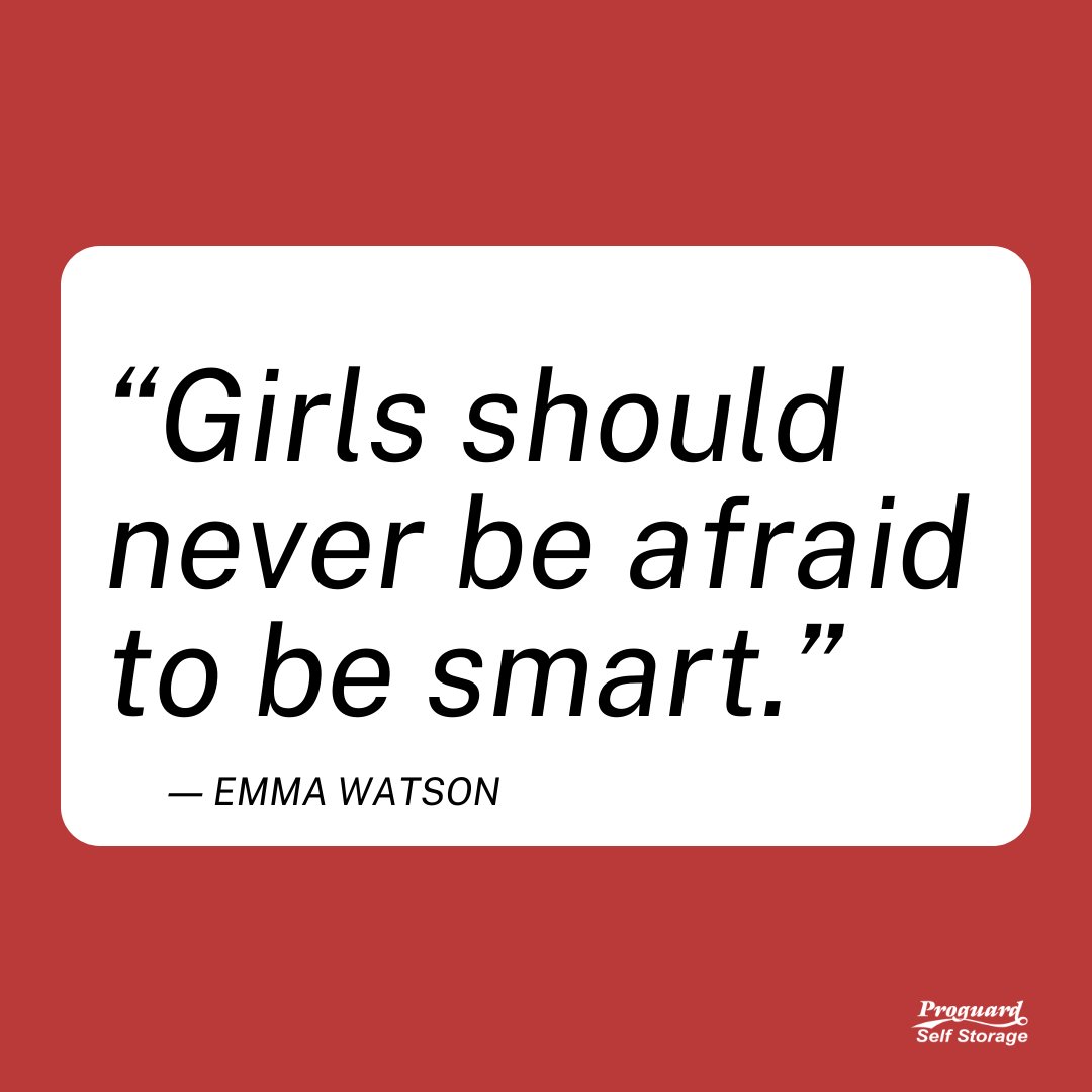 StorageHouston's tweet image. Some words of wisdom for #NationalWomensHistoryMonth!