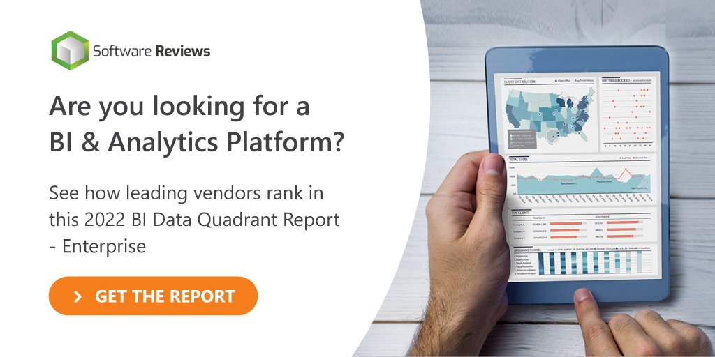 #DundasBI is among user's top 3 choices for #BusinessIntelligence and #DataAnalytics with top rankings in 6 categories.

Learn how #DundasBI compares against other leading enterprise BI software out there - ow.ly/fYcQ50I7usM
