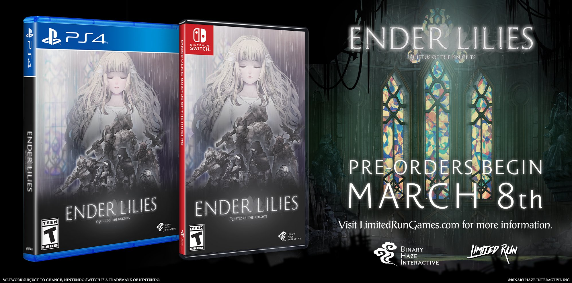 Limited Run Games on X: Unravel the mysteries of a destroyed kingdom! Ender  Lilies: Quietus of the Knights is coming to our Distribution Line tomorrow!  4-week open pre-orders for PS4/Switch start at