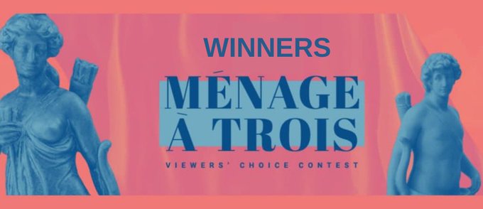 Congratulations to February's top 3 Viewers' Choice Winners!  @eva_keks @SweetieFox1 @SerenityCoxTO https://t