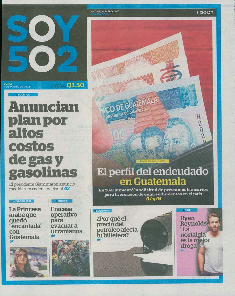 Melomanosgt's tweet photo. ¡Ojo Melómanos! #NuestrosAmigos de @Soy502 presentan un #InteresanteArticulo acerca del “Perfil del endeudado” Una estimación de la población adulta en #Guatemala de 11 millones de personas, al menos 12% cuenta por lo menos con un préstamo bancario ¿Qué piensas de eso melómano? https://t.co/d1v8mBPFjG
