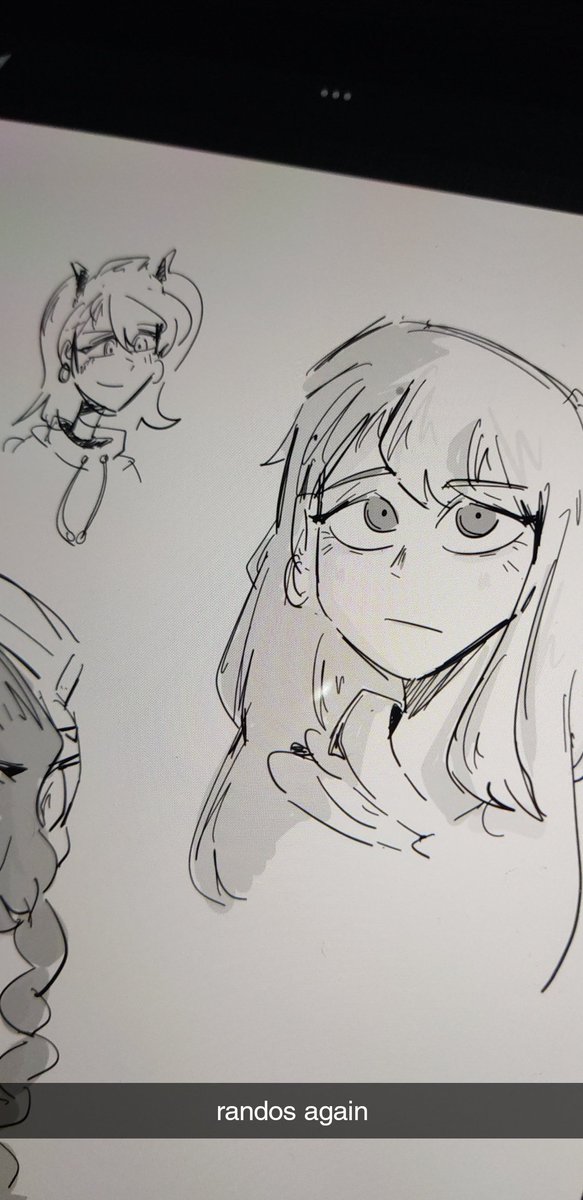 thespacedan's tweet photo. some random practice doodles sketches 😳 https://t.co/vgAQOXif3s