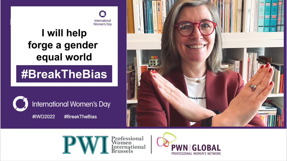 PWIBrussels's tweet photo. At PWI we are happy to support the #breakthebias campaign for International Women's Day 2022. 
Our members and volunteers gladly share their intention to strive for a more gender balanced world and for breaking the bias against women in leadership.
#IWD #IWD2022 #PWI #PWIBrussels https://t.co/Kca3IY80NL