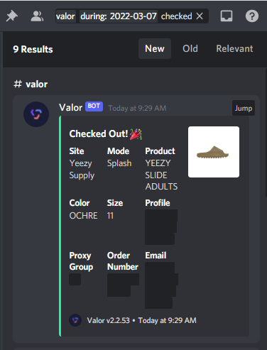 kickzburgh's tweet photo. Brb, crying myself to sleep.
Group: @SKSupplySuccess 
Bot(s): @tricklesuccess &amp; @Noble_AIO &amp; @ValorAIO &amp; @whatbotsuccess 
Proxies: @PorterProxies &amp; @TheXYZStore (ISPs) / @DonutProxies &amp; @HollowProxies (Resi)
Mentor: @tianaporta TY https://t.co/8jt90zhdAu