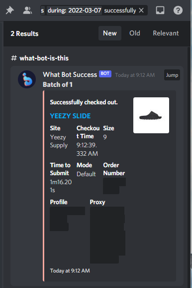 kickzburgh's tweet photo. Brb, crying myself to sleep.
Group: @SKSupplySuccess 
Bot(s): @tricklesuccess &amp; @Noble_AIO &amp; @ValorAIO &amp; @whatbotsuccess 
Proxies: @PorterProxies &amp; @TheXYZStore (ISPs) / @DonutProxies &amp; @HollowProxies (Resi)
Mentor: @tianaporta TY https://t.co/8jt90zhdAu