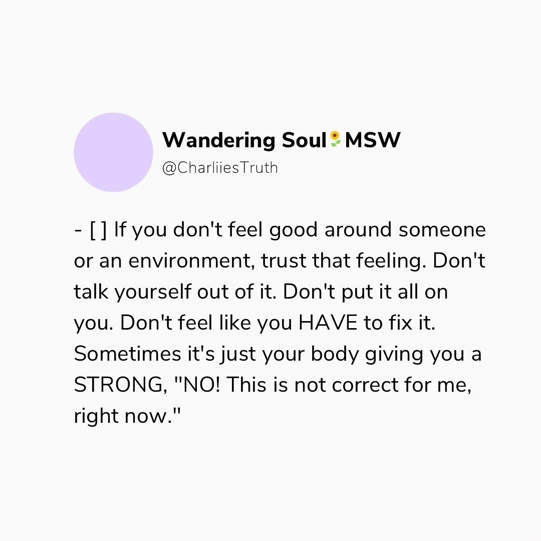 chi_tvee's tweet photo. trust that feeling

tag someone you care about who needs this reminder 

author: @CharliiesTruth 

#mondaythoughts https://t.co/eJSDNjxCFl