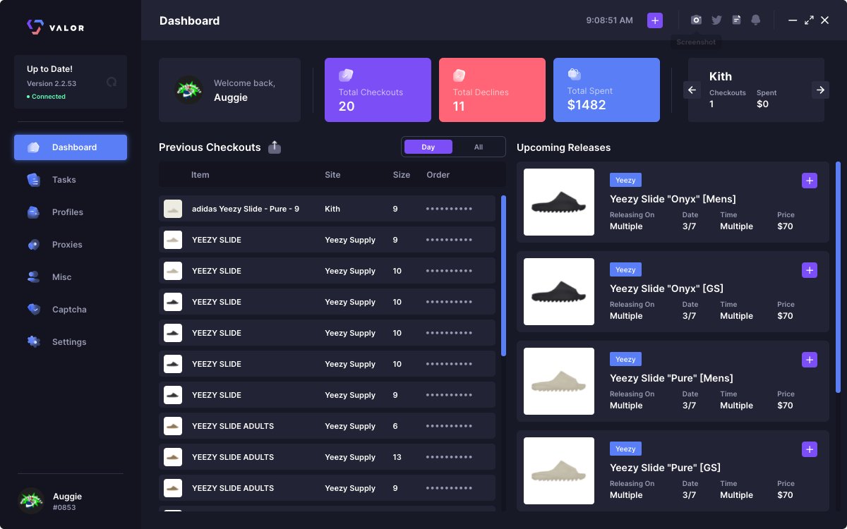 ATS_Ventures's tweet photo. My first 20 clip what a feeling!
Truly amazing the range of sites and success this program has! Thank you!
Bot: @ValorAIO 
Proxies: @Diamond_proxies @LiveProxies 
Group: @SofloSupply @SofloSuccess https://t.co/DE8AaSfPBP