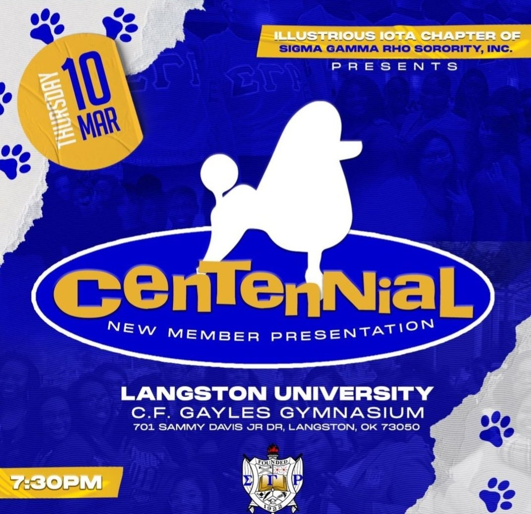 EOS_SGRho's tweet image. 👀 🔥🔥🔥🔥 Shoutout to the Pretty Poodles at the Illustrious Iota Chapter at Langston University. 

HERE WE GROW!💙💛

 #SigmaGammaRho #SGRho #Greater