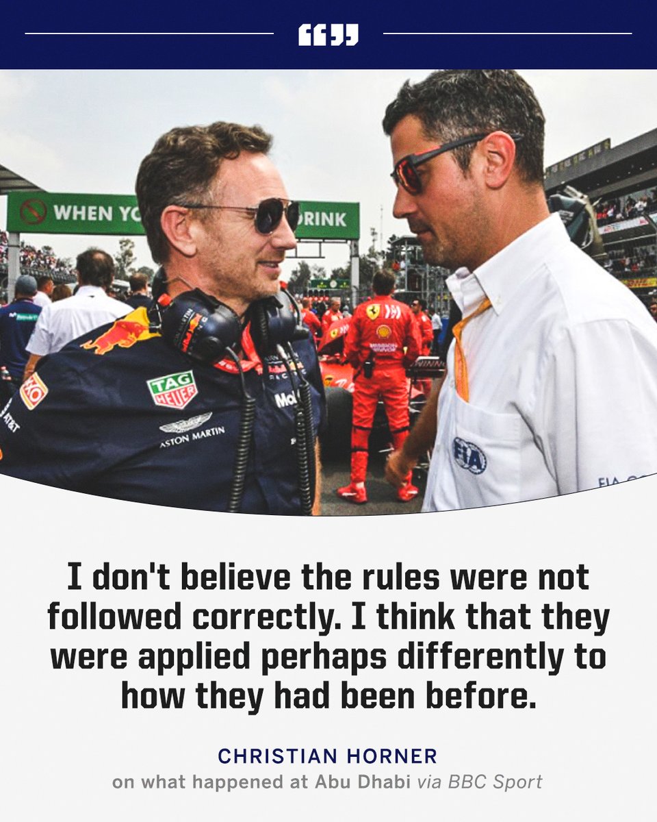 ESPNF1's tweet photo. Christian Horner remains adamant that no rules were broken during the Abu Dhabi GP 🗣 https://t.co/xN5Hnh9x6k
