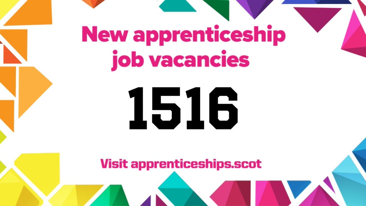 There are over 1500 #apprenticeship opportunities available right now across #Scotland on apprenticeships.scot 

Find a Foundation, Modern or Graduate apprenticeship to kickstart your career. 

Visit: fal.cn/3mJwg

#ScotAppWeek22 #ApprenticeshipsWork