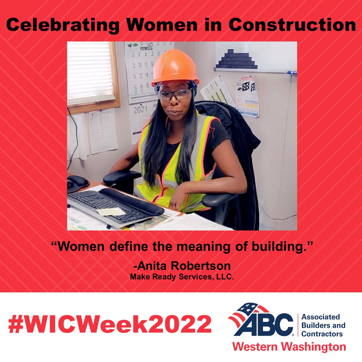 ABCofWestWA's tweet photo. In honor of Women in Construction Week and we are featuring a few women from our very own ABC Western Washington family.
Check out Make ready services on Facebook: https://t.co/XMvJzvypF4
#WICWeek2022 #ABCWW #ABCWestWa #MeritShopProud #CelebratingWomen https://t.co/yNyjpAsh50