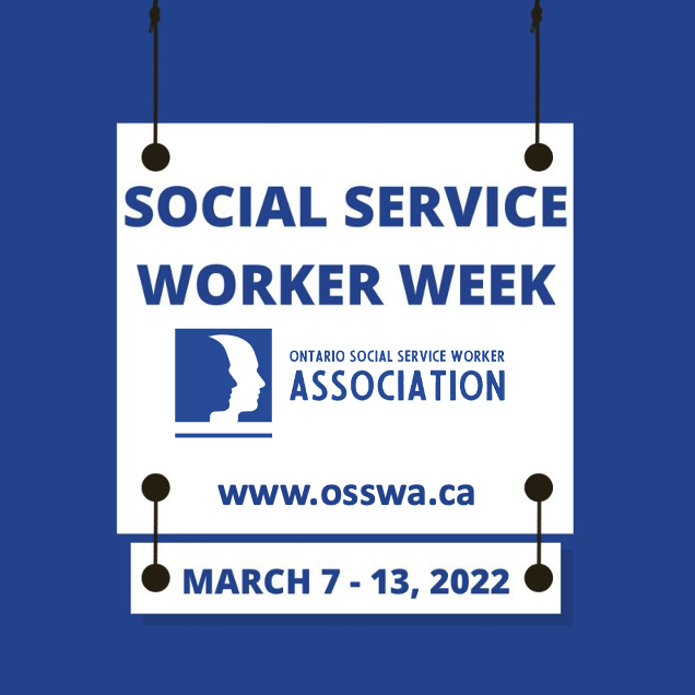 OCSWSSW's tweet photo. We want to wish everyone a Happy Social Service Worker Week! This is the inaugural #SocialServiceWorkerWeek organized by the Ontario Social Service Worker Association (OSSWA). Thank you, social service workers, for all that you do! https://t.co/z5dqGWDoSI