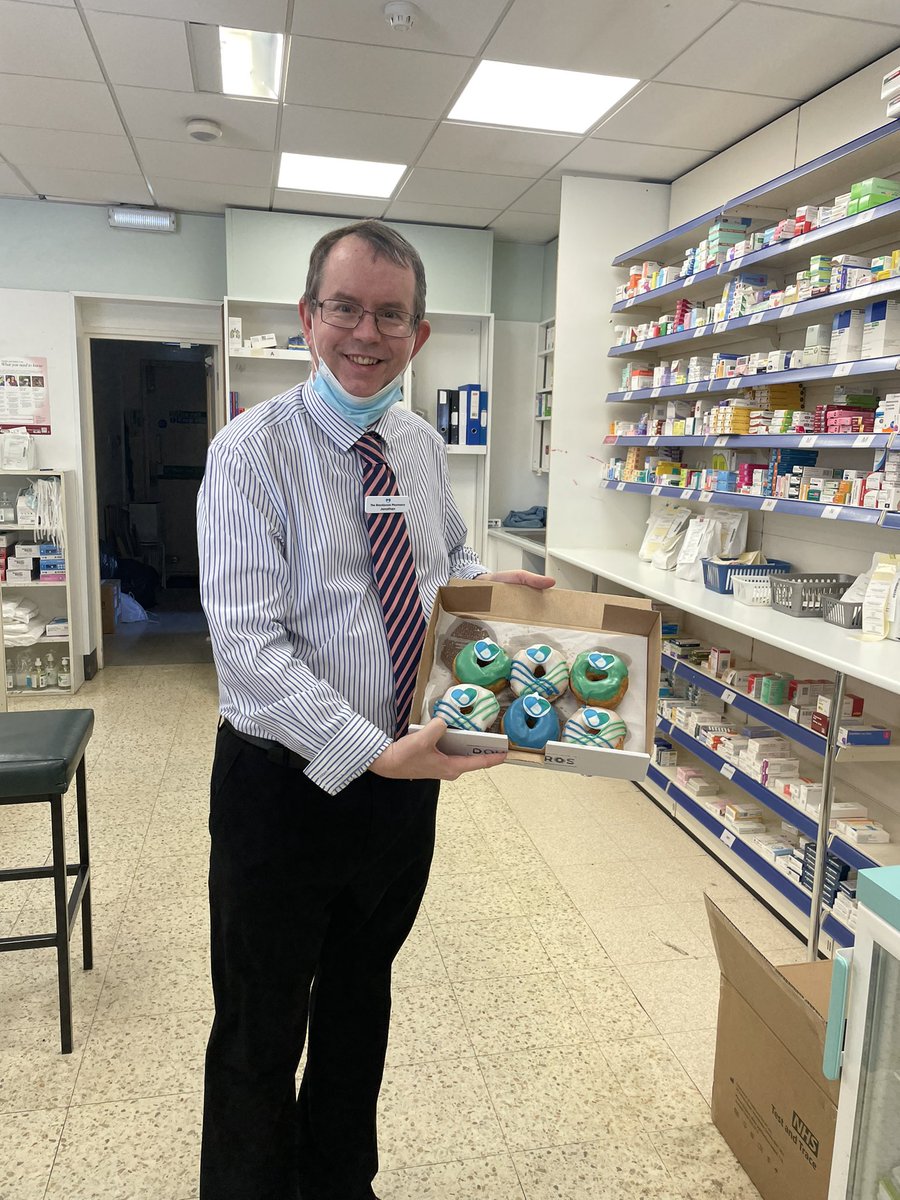 BlackbrookPharm's tweet photo. Really pleased with our blackbrook pharmacy doughnuts, going to be distributing them over the next couple of days. A huge thank-you to dough bros for kindly making them for us!!
#theblackbrookpharm #doughnuts https://t.co/6s7j7QdUZt