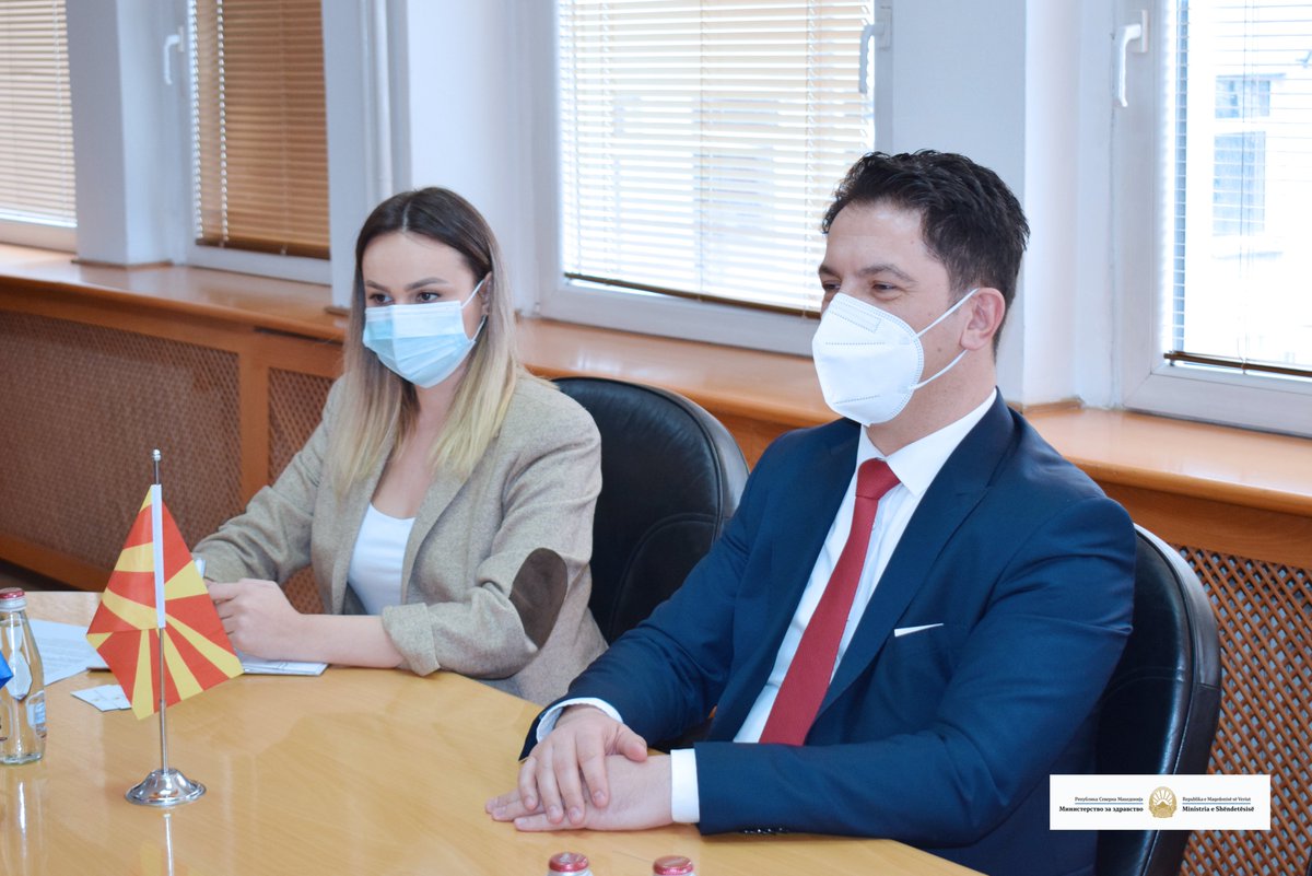 Takim me ambasadoren e Kroacisë, Nives Tiganj 
Средба со Aмбасадорката на Хрватска, Нивес Тигањ