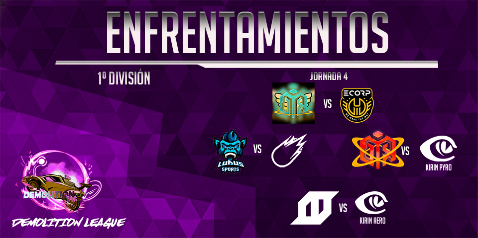 ESP_Demolition's tweet photo. También os informamos que ya están los chats abiertos para la 4.jornada de la Demolition League!!
Mucha suerte y que gane el mejor!! https://t.co/rs5Jp0ZHKE