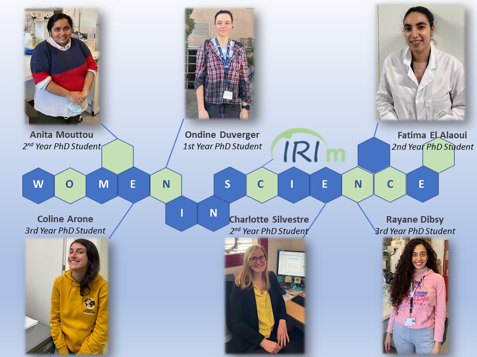 IRIM_life's tweet photo. @DefMaika @ChauveauLise @AnaLuValadao1 Day 16 : In this last post before #InternationalWomensDay, PhD students (1st poster), as well as engineers and technicians (2nd poster) of @IRIM_life are highlighted. 🔬🥼 #WomenInScience #WomenInSTEM https://t.co/11WaHjzDCA