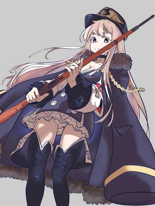 ドルフロ Kar98k
소녀전선 Kar98k

부츠쟝 그렸서요 배경은 맘에 안들어서 날려버린; 