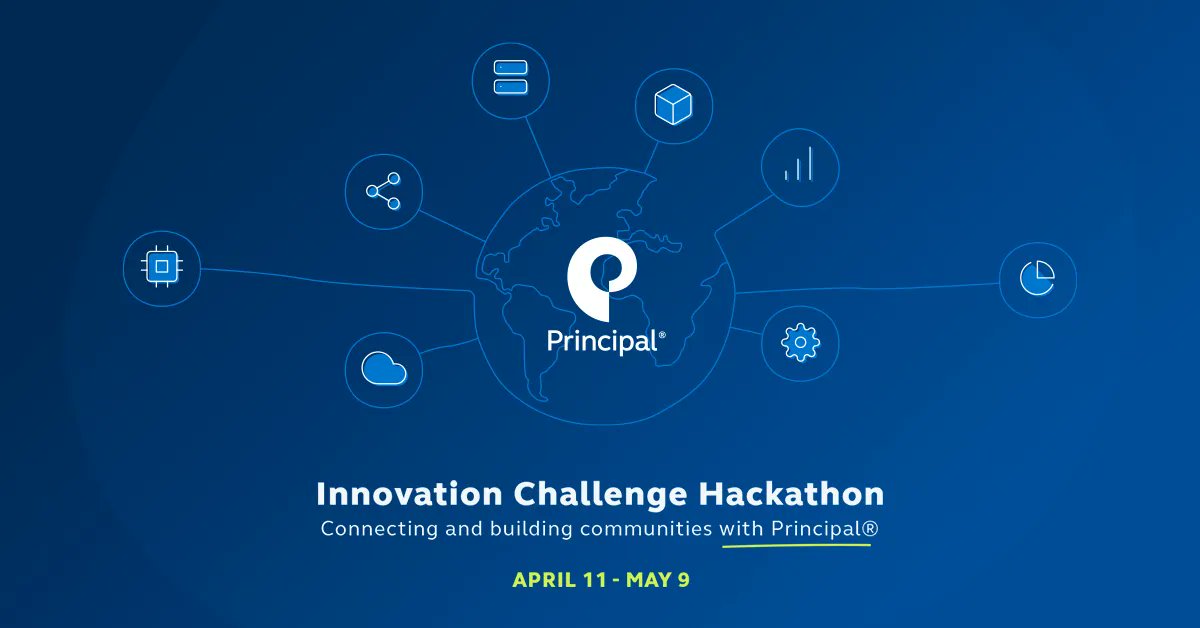 bemyapp's tweet photo. Are you a #datascientist or #developer looking to help SMB’s build tools for mentorship and networking? Join @principal for the #PrincipalHackathon to make a difference and a chance for a cash prize. Register here: https://t.co/qYupJTYc0h https://t.co/F4Re0YCt7R