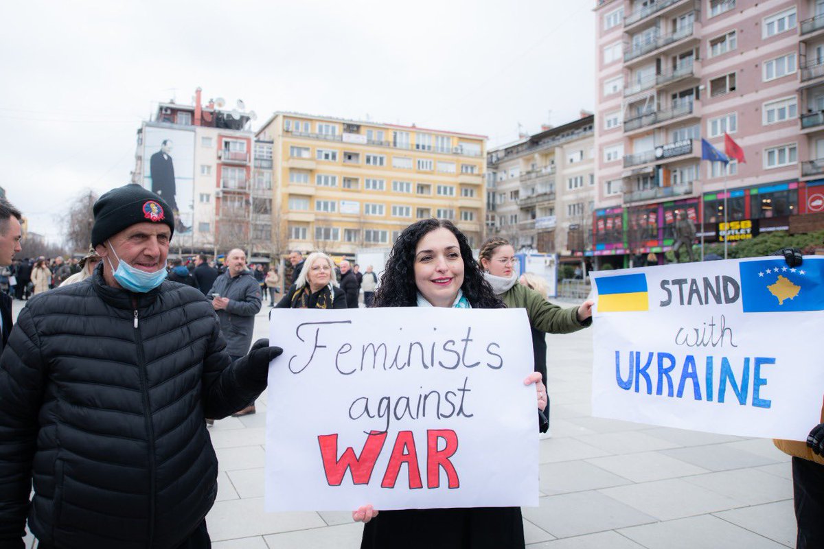 The world has seen enough war! Kosovo #StandswithUkraine 🇽🇰 🇺🇦