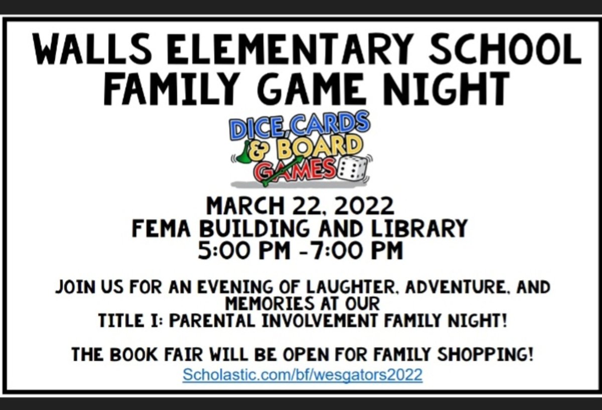 Make plans to join us for our Family Game Night and spend some time shopping at our Book Fair with your children! We can’t wait to see you all! #TeamDCS #RockinGators #BetterTogether