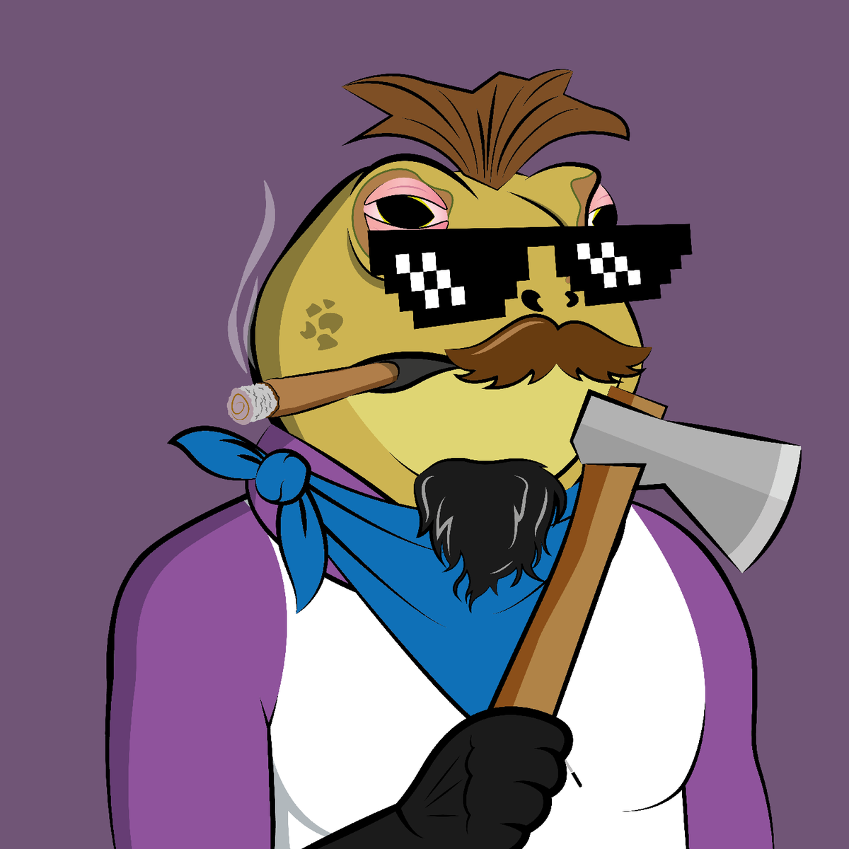 When you have a high tree to cut down, but it shouldn't be a problem, since you are already high.

Join our discord for more: discord.gg/p58HJhM7dm

#crog #nft #NFTCollection #NFTCommunity #Metaverse #Ethereum #nftcomicbook