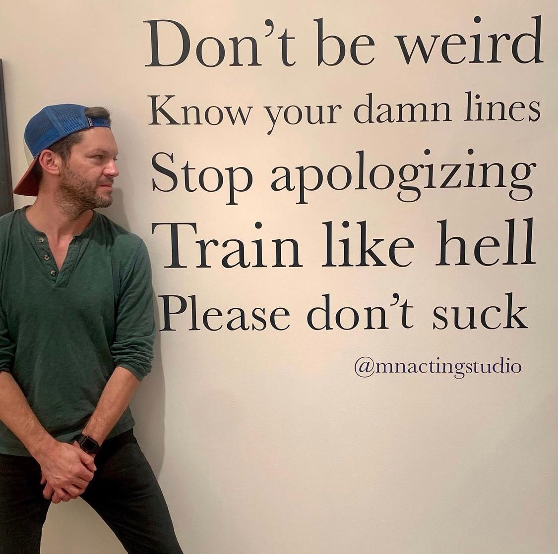 mnactingstudio's tweet photo. New round, same mantras 🔥#pleasedontsuck 

Are you in our March classes? Let us know which one in the replies! https://t.co/m4ZaSb8QlN