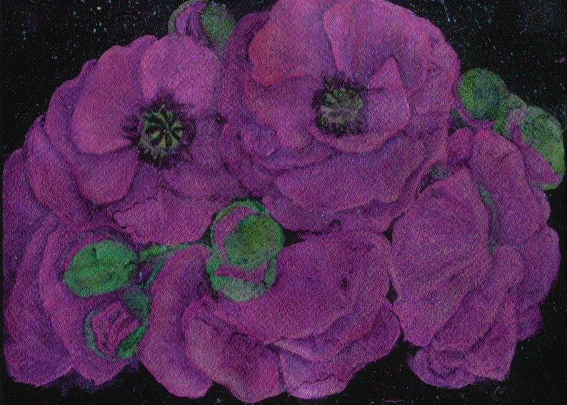hav_kat's tweet photo. Pink Thoughts
Watercolor on Black Paper
2021, 12"x 9"
Pink Poppies 
https://t.co/PSKuQHIacN via @Etsy 
#art #nature #artwork #ArtistOnTwitter #Flowers #floral #artistsontwitter #artist #watercolor #painting #pink https://t.co/IRF9AOHbL6