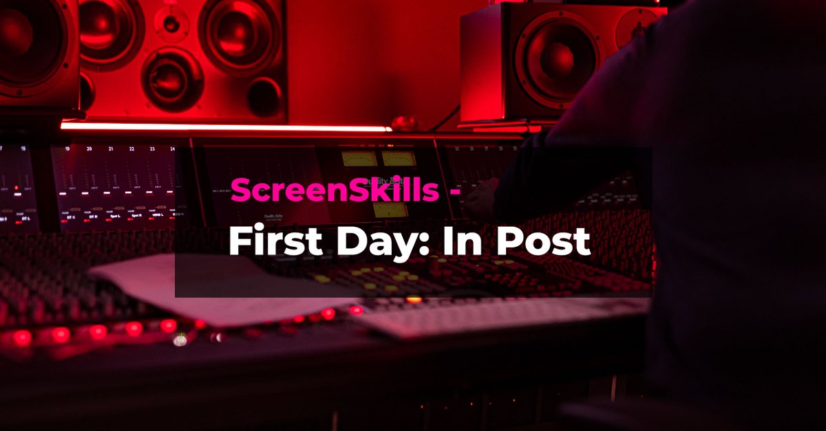 UKScreenSkills's tweet photo. What's it like to work in #postproduction? What happens after the director yells CUT? Step into the world of post-production with our new #immersive film #FirstDayInPost , available via #Oculus or as an online 360 video: https://t.co/jwnGMOO9LA #NCW2022 @BFI #nationallottery https://t.co/iLTlpR8tfF