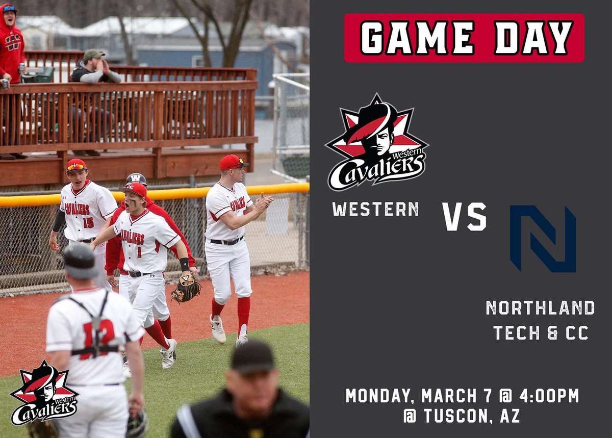WTC_Athletics's tweet photo. Grab your peanuts and cracker jacks it’s official baseball season as the Cavaliers play two today! (All games have been pushed back an hour due to frost delay) You can watch all games on Just A Game Live https://t.co/mjfdGnRe2V